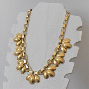 Stella & Dot Gold Statement Necklace